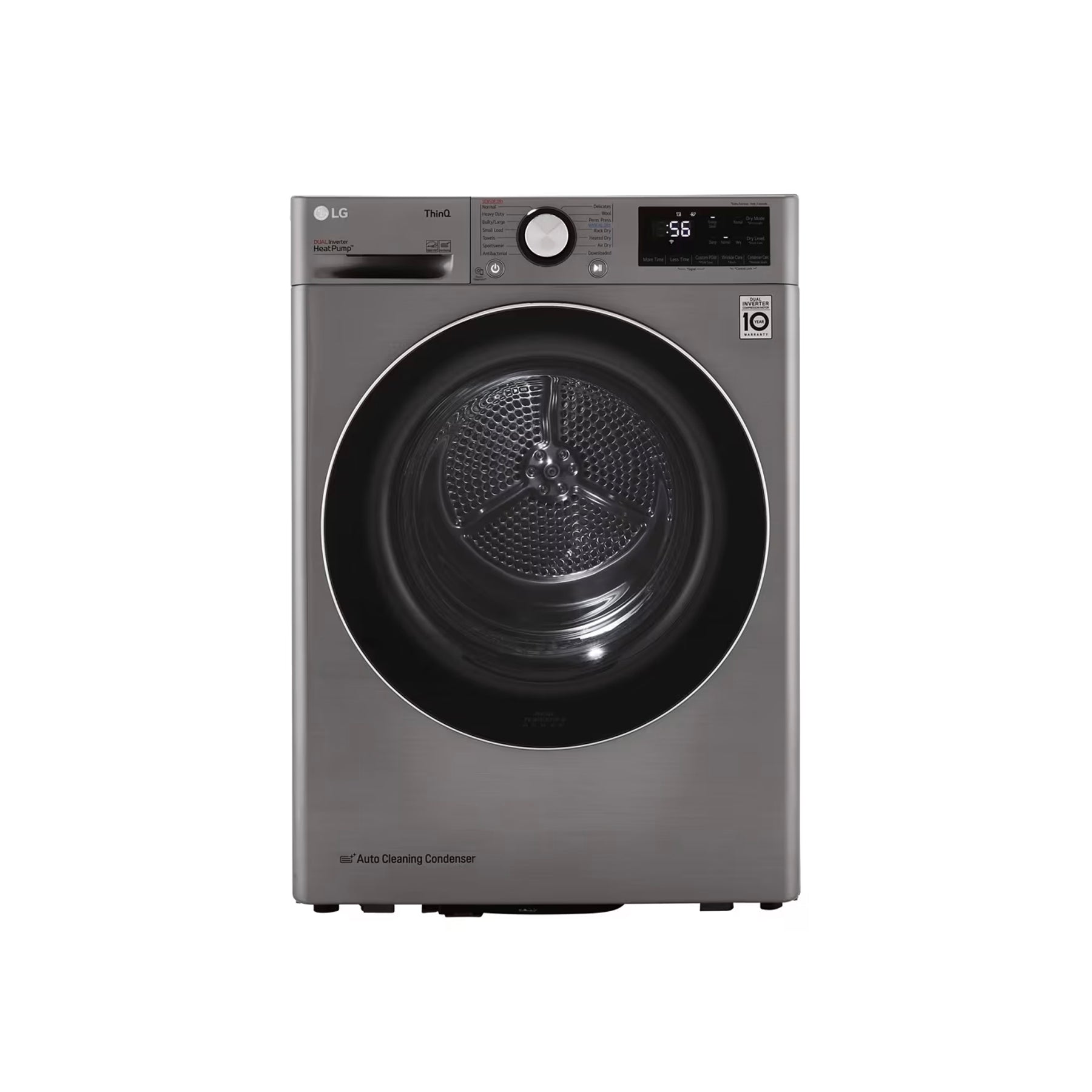 LG DLHC1455V 24" Graphite Steel Smart Electric Dryer