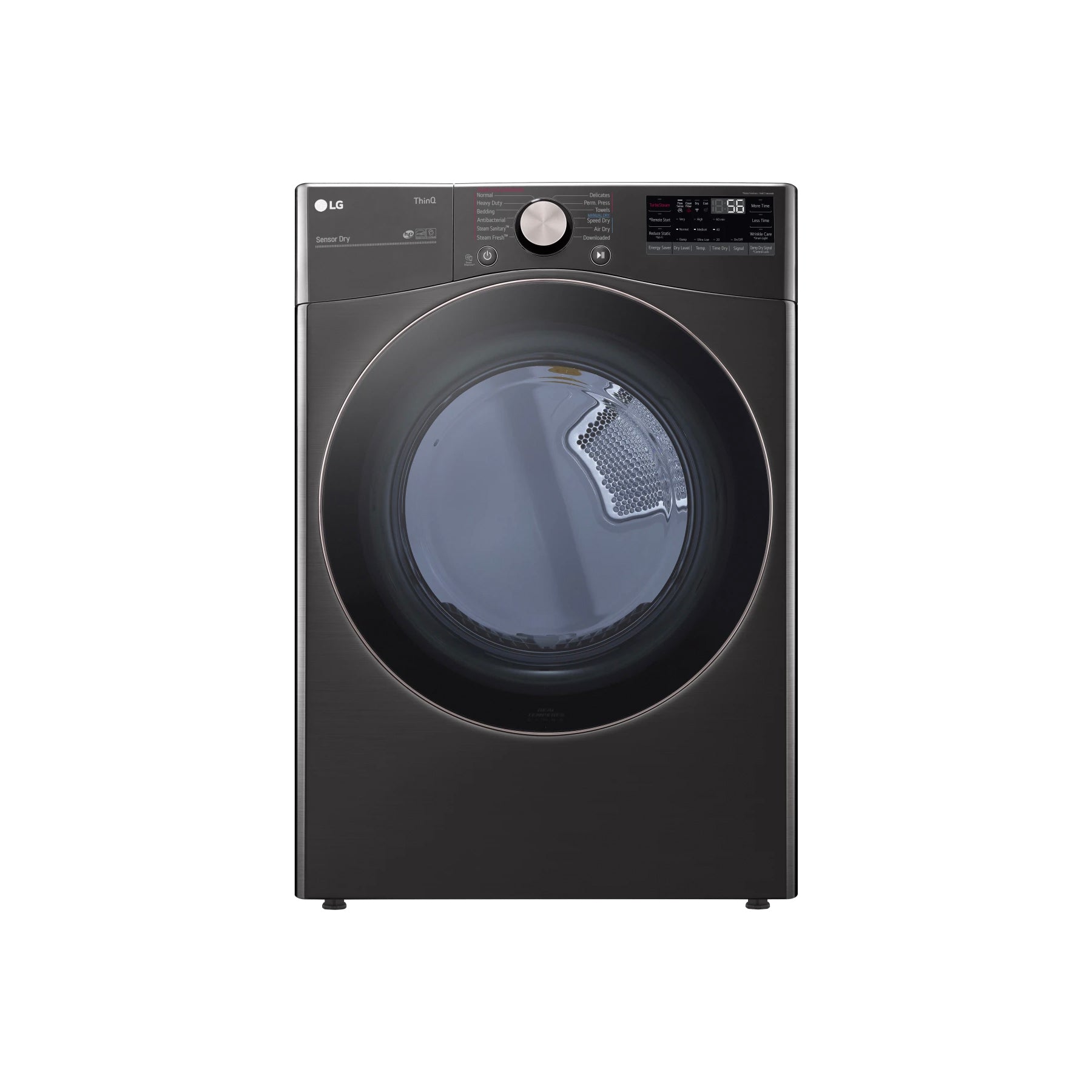 LG DLGX4201B 27" Black Steel Smart Gas Dryer