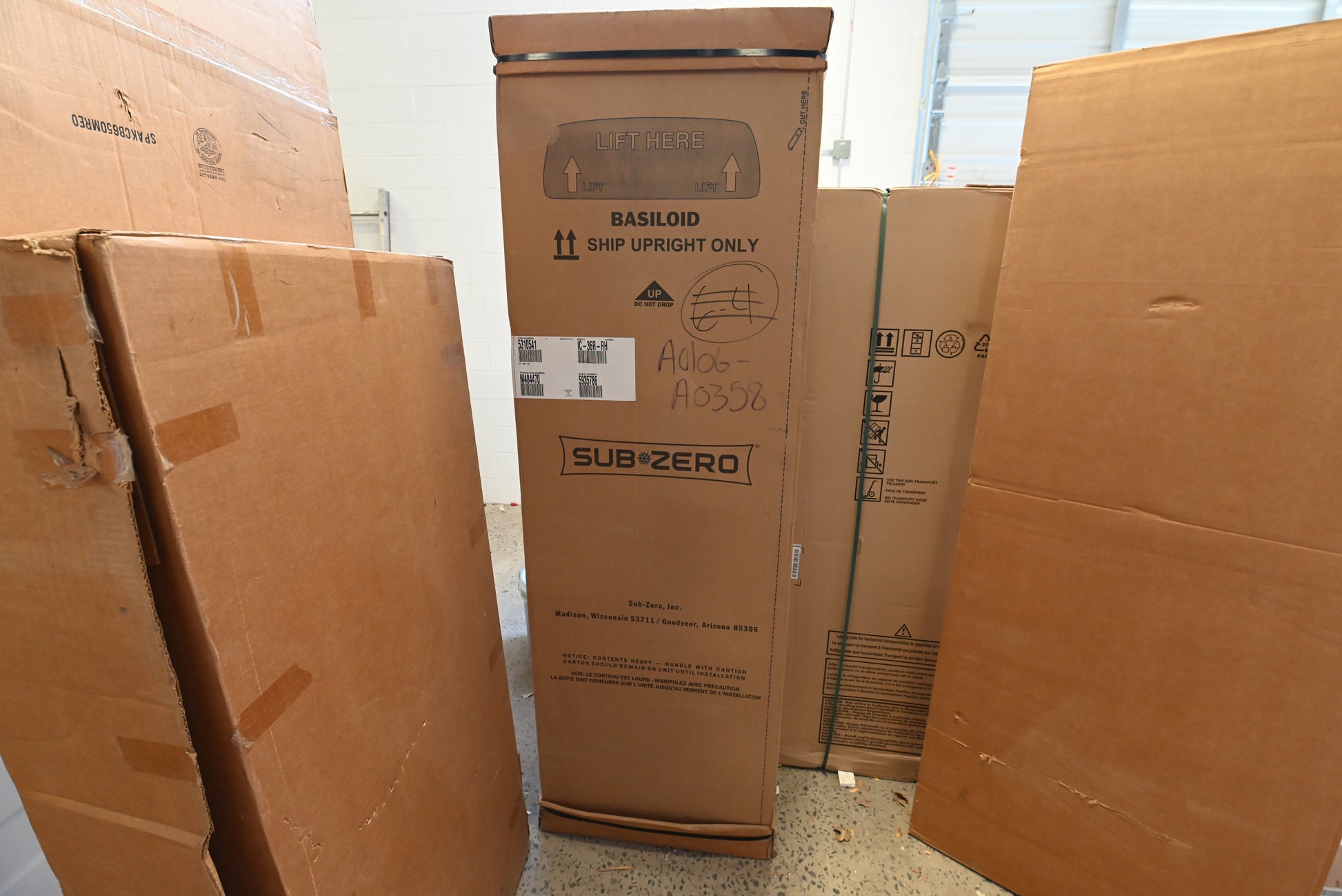 Sub-Zero IC-36R/RH 36" Panel Ready All Refrigerator Column