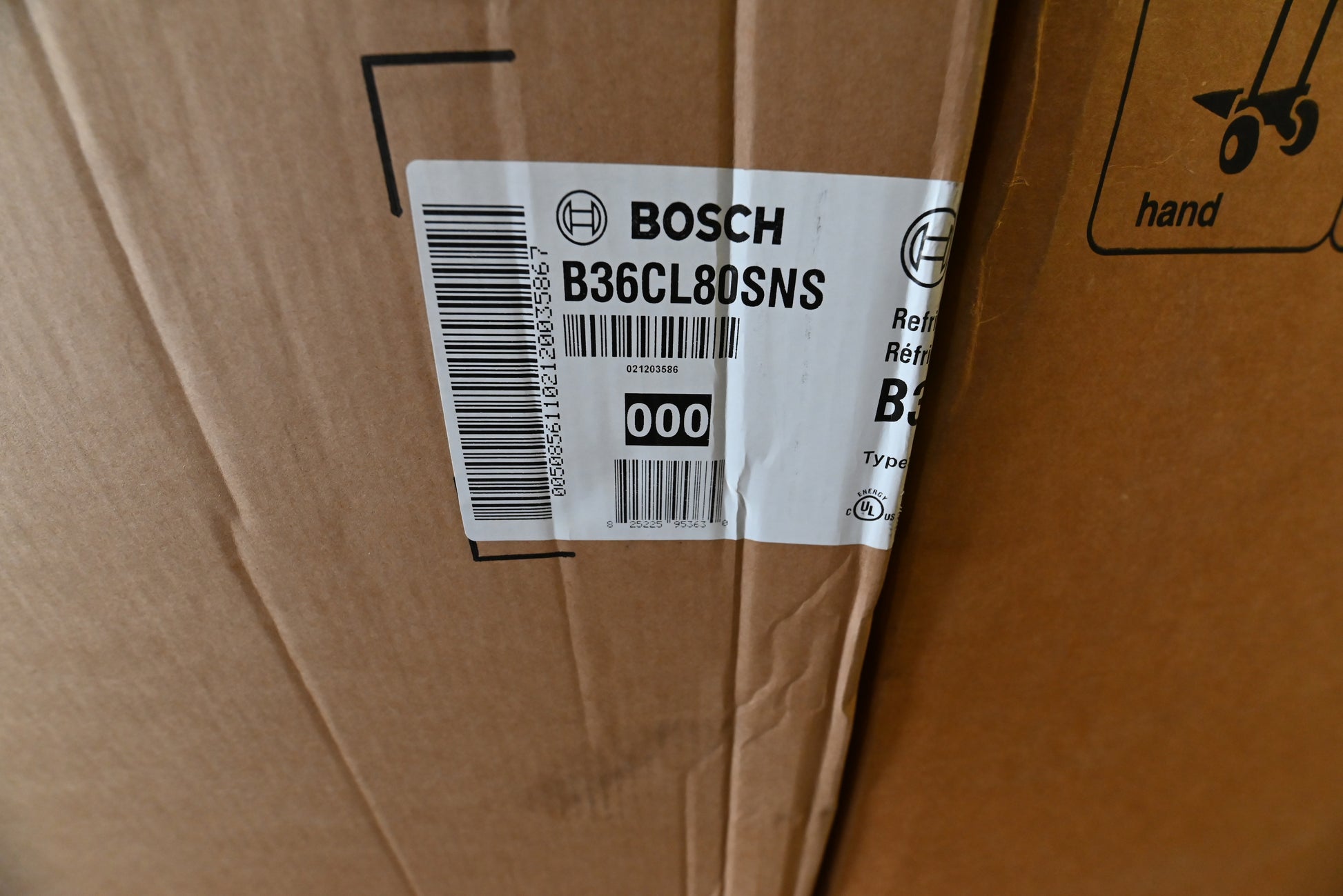 Bosch B36CL80SNS 36" Stainless Steel French Door Refrigerator