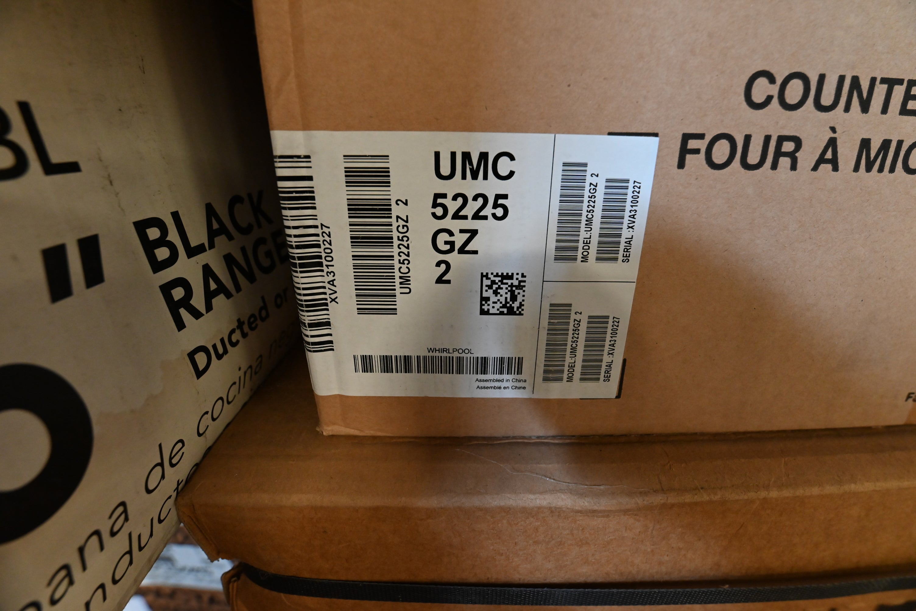 Whirlpool UMC5225GZ 24" Stainless Steel Countertop Microwave