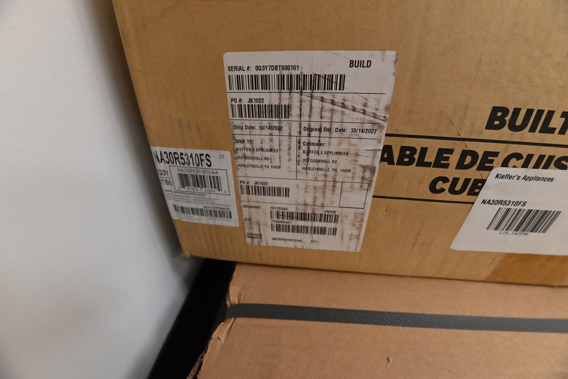 Samsung NA30R5310FS 30" Stainless Steel Gas Cooktop (LP)