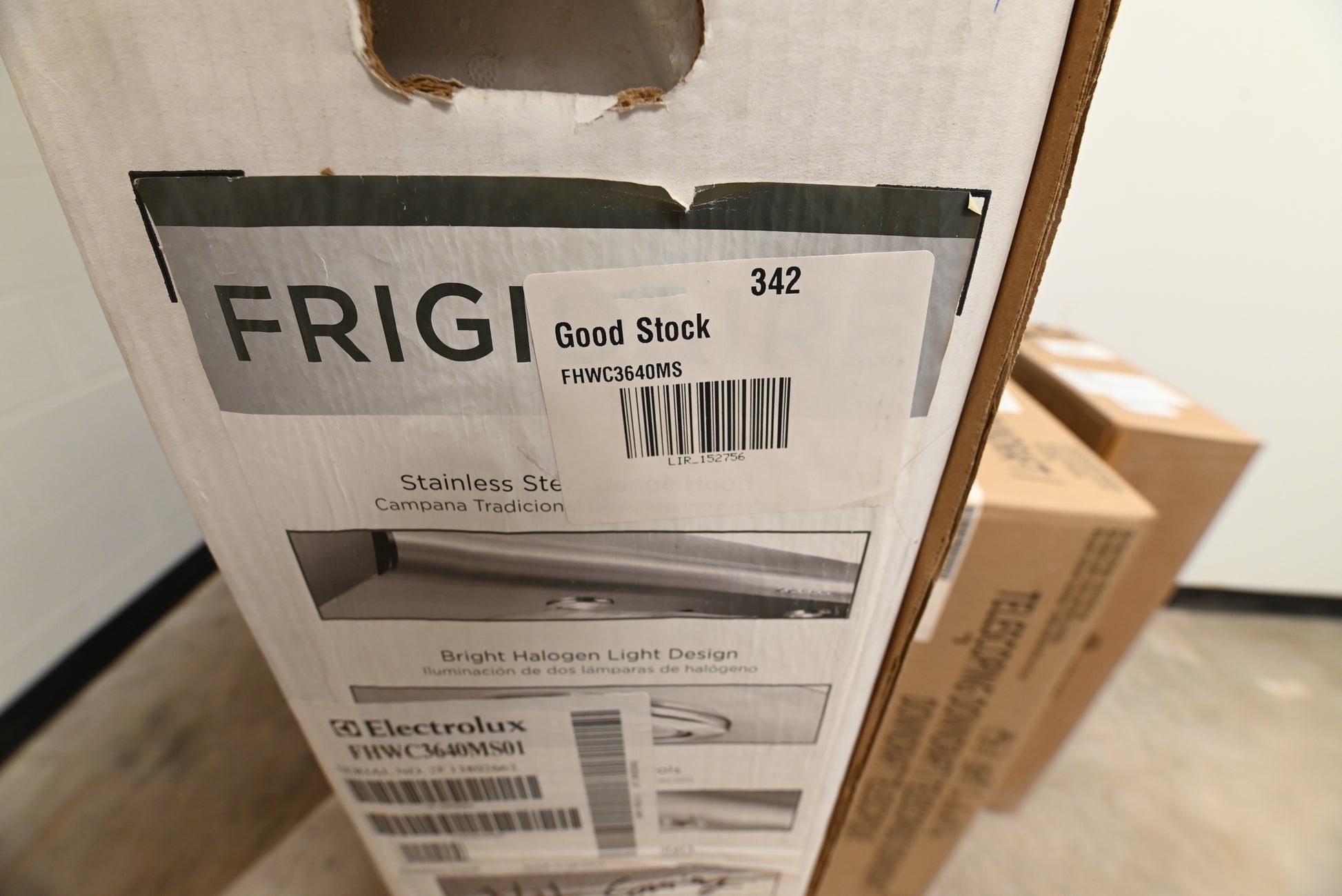 Frigidaire FHWC3640MS 36" Stainless Steel Under Cabinet Range Hood