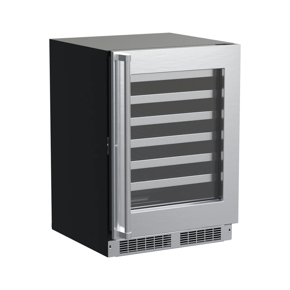 Marvel MPWC424SG31A 24" Stainless Steel and Glass Door Single Zone 48-Bottle Wine Cooler