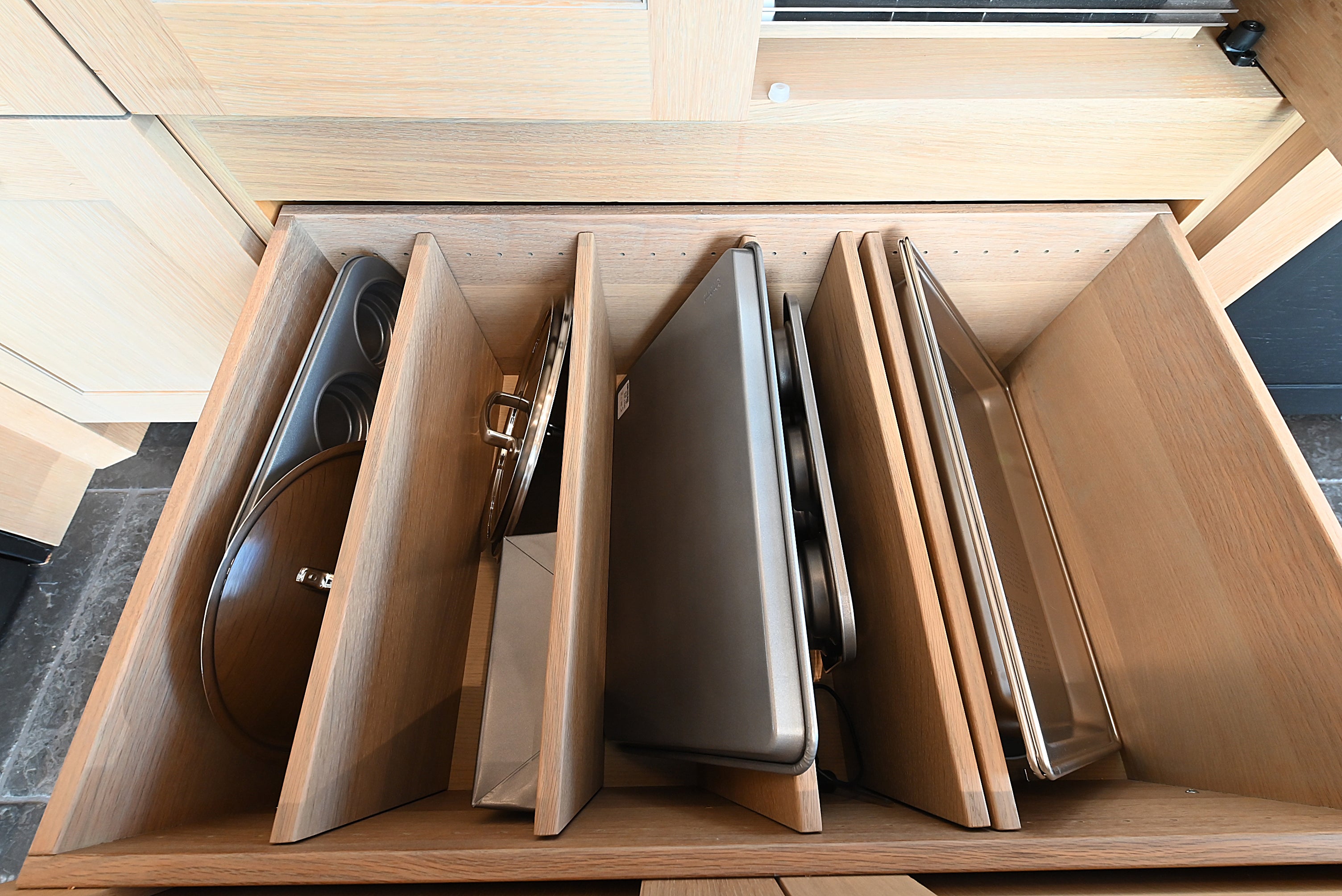 Quality Custom Marble & Onyx Flair Transitional Showroom Display Kitchen