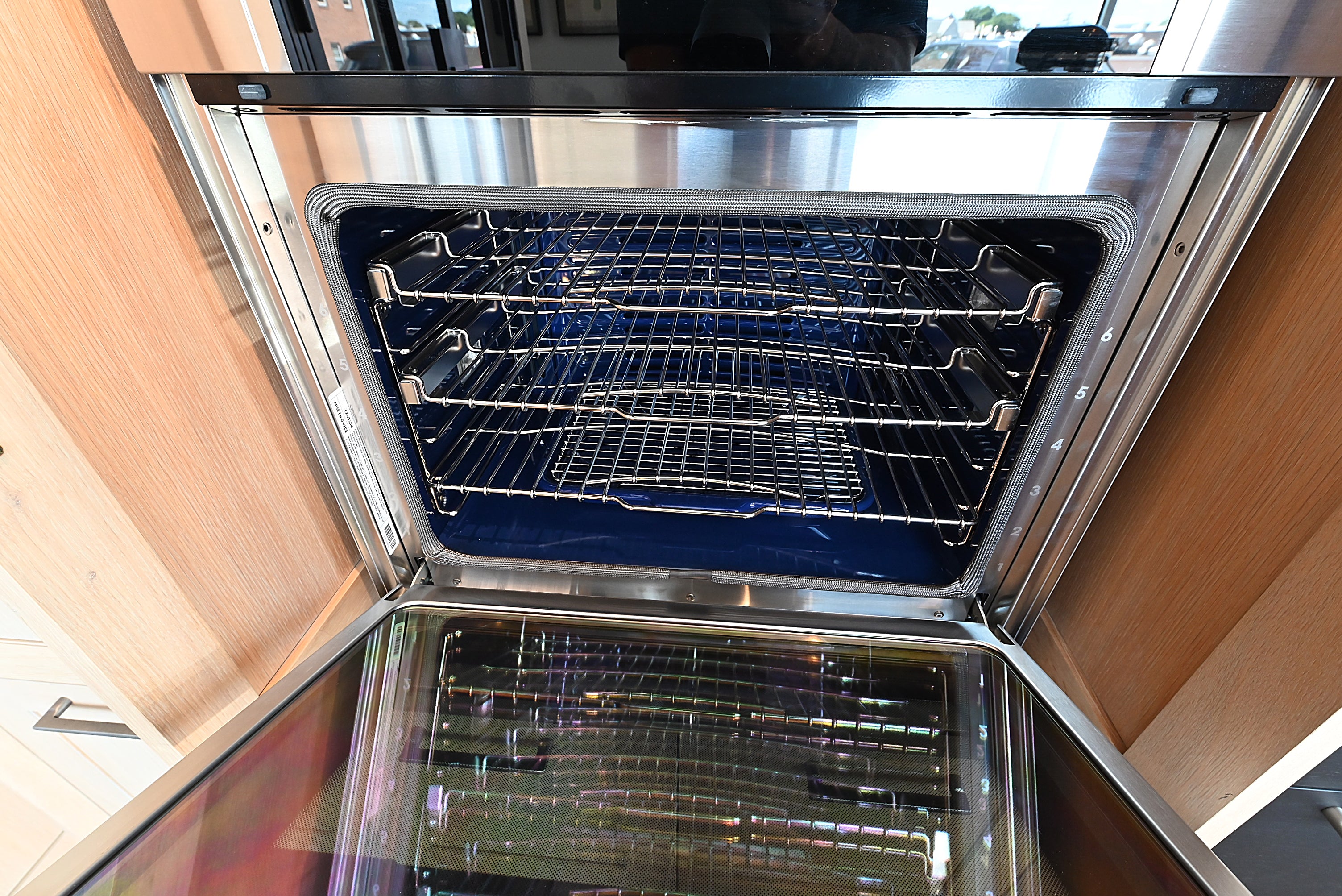 Quality Custom Marble & Onyx Flair Transitional Showroom Display Kitchen