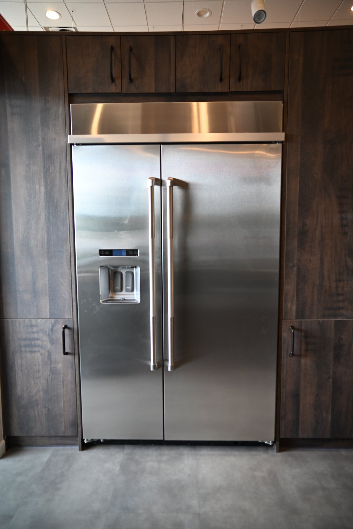 Wren Elements Swiss Oak Matte Modern Kitchen with JennAir Appliances