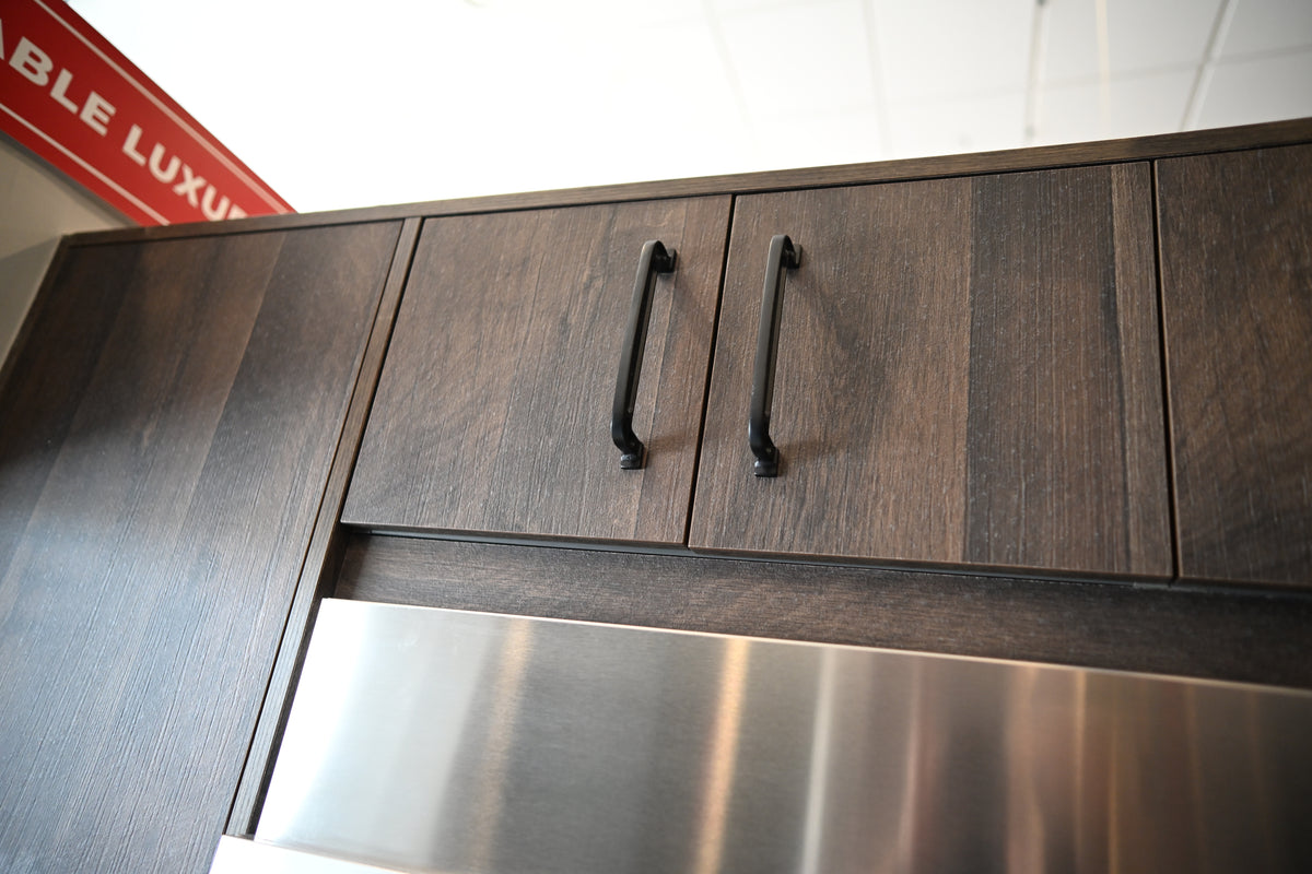 Wren Elements Swiss Oak Matte Modern Kitchen with JennAir Appliances