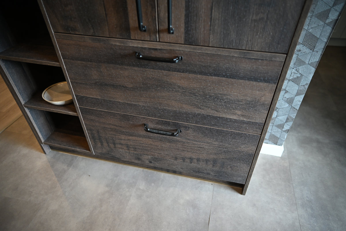Wren Elements Swiss Oak Matte Modern Kitchen with JennAir Appliances