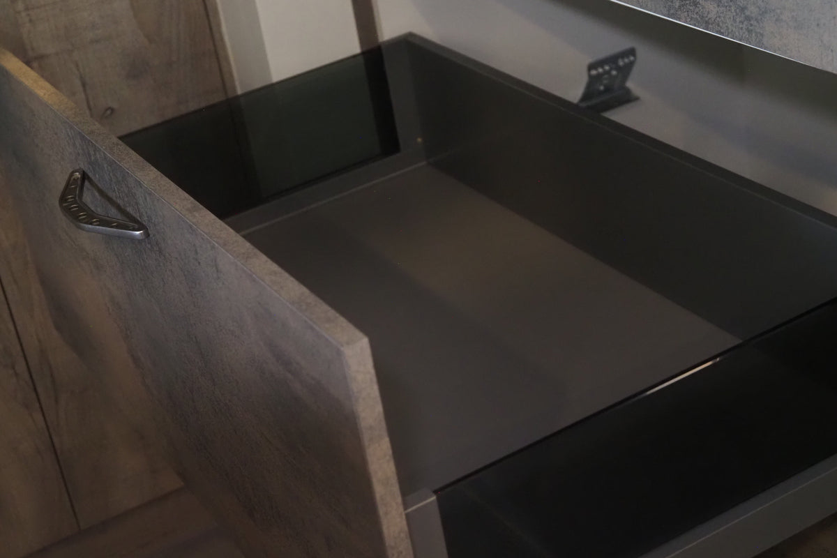 Wren Elements Oxidized Stone & Gray Oak Matte Modern Kitchen