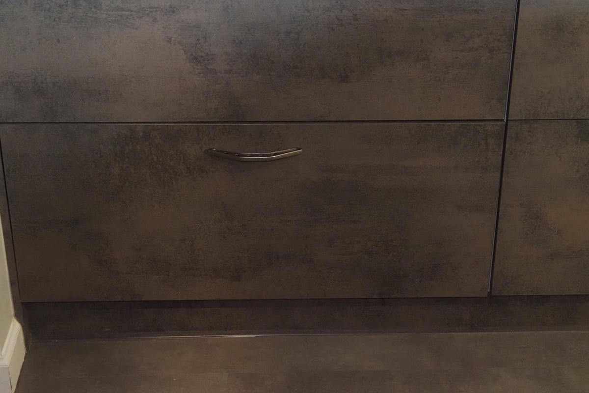 Wren Elements Oxidized Stone & Gray Oak Matte Modern Kitchen