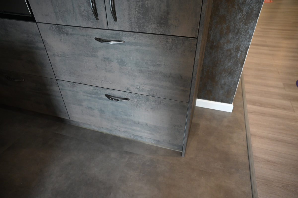 Wren Elements Oxidized Stone & Gray Oak Matte Modern Kitchen