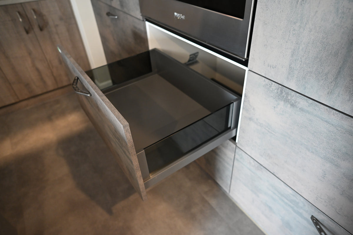 Wren Elements Oxidized Stone & Gray Oak Matte Modern Kitchen