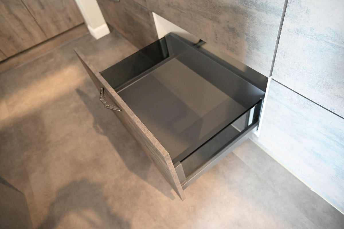 Wren Elements Oxidized Stone & Gray Oak Matte Modern Kitchen