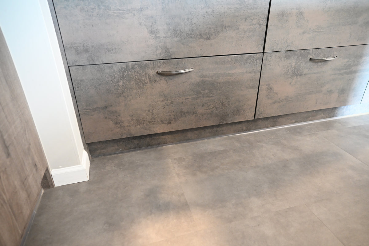 Wren Elements Oxidized Stone & Gray Oak Matte Modern Kitchen