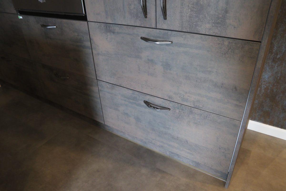 Wren Elements Oxidized Stone & Gray Oak Matte Modern Kitchen