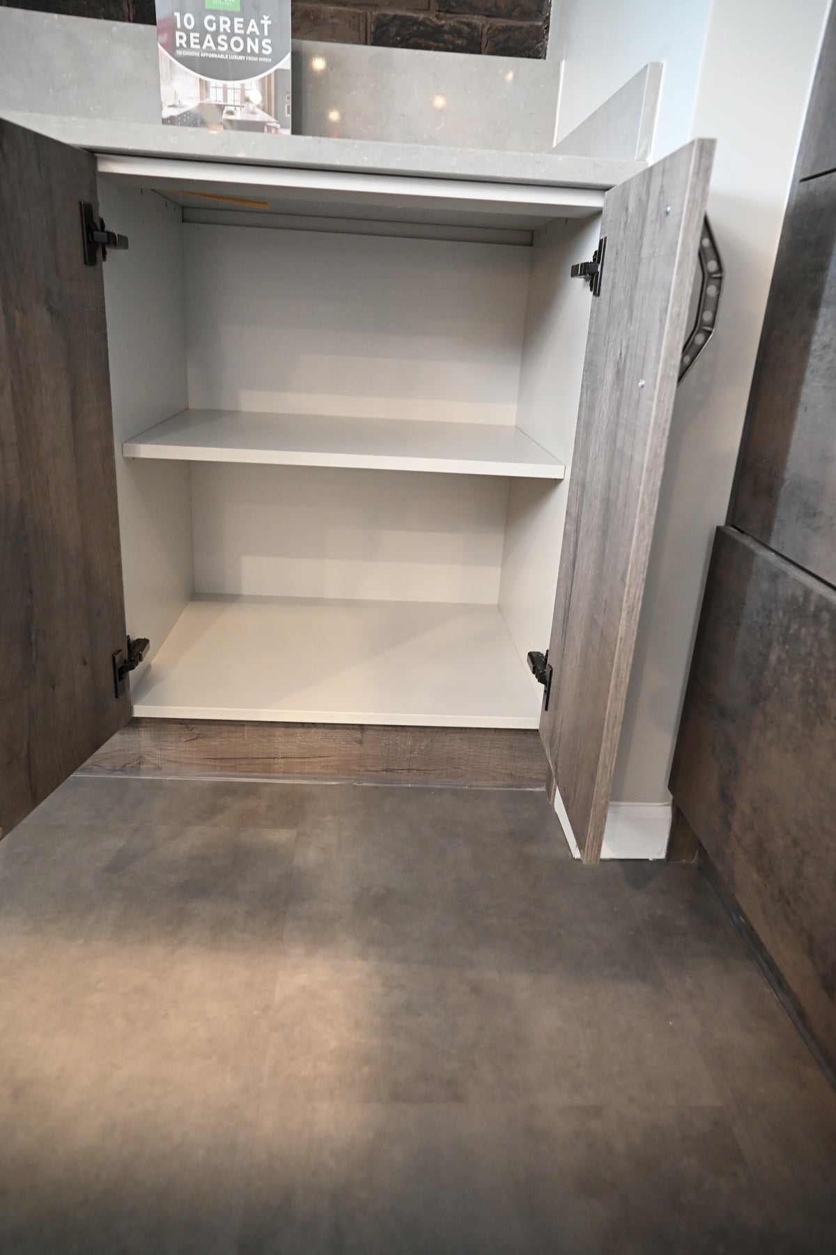 Wren Elements Oxidized Stone & Gray Oak Matte Modern Kitchen