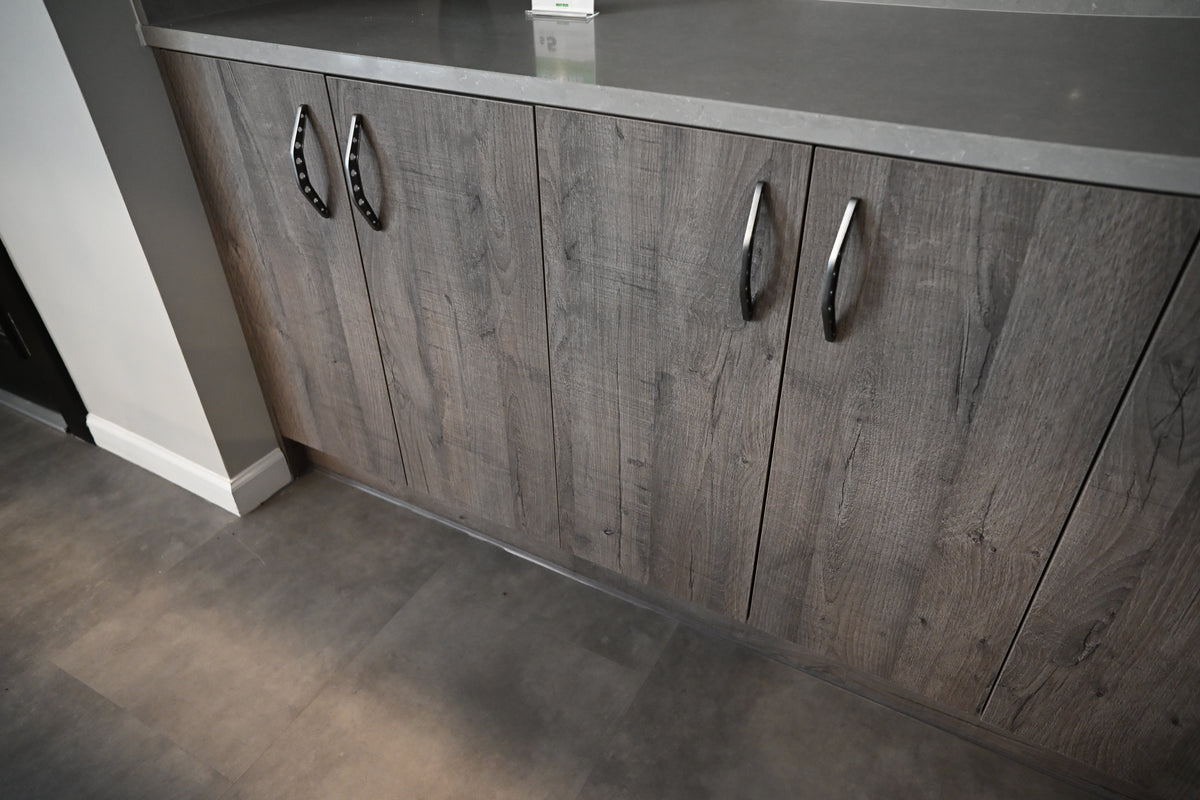 Wren Elements Oxidized Stone & Gray Oak Matte Modern Kitchen