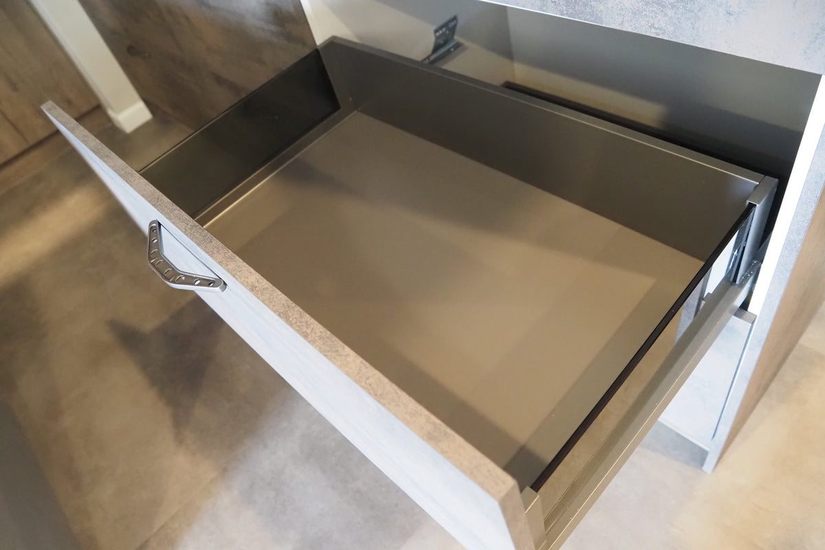 Wren Elements Oxidized Stone & Gray Oak Matte Modern Kitchen