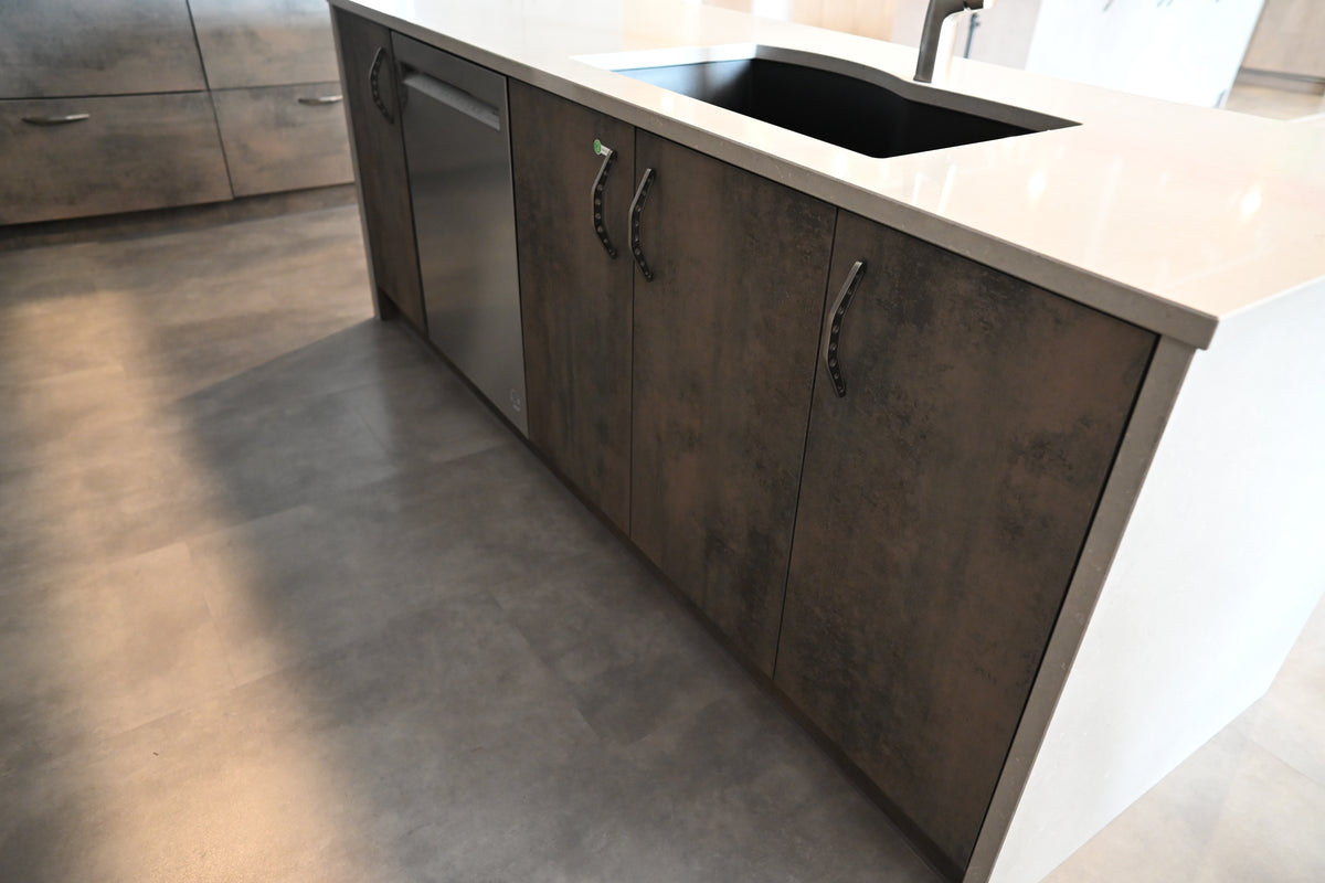 Wren Elements Oxidized Stone & Gray Oak Matte Modern Kitchen