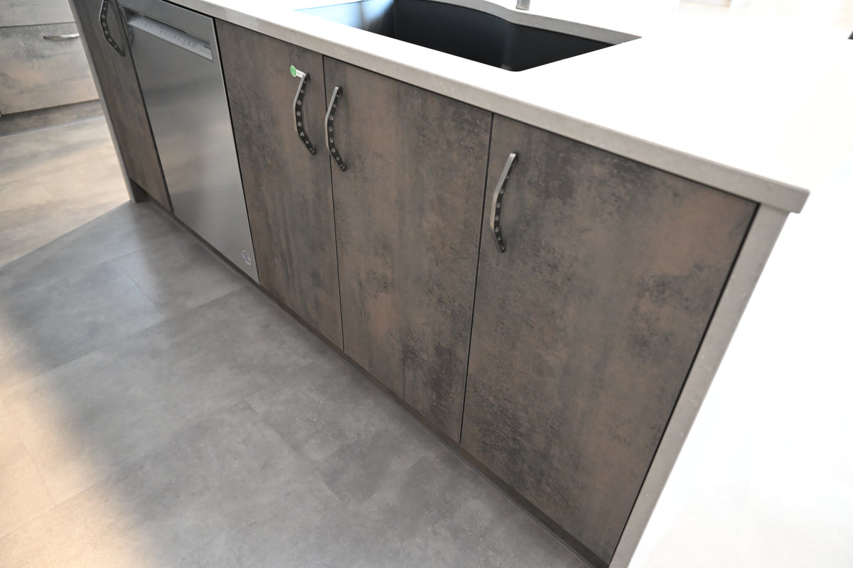 Wren Elements Oxidized Stone & Gray Oak Matte Modern Kitchen