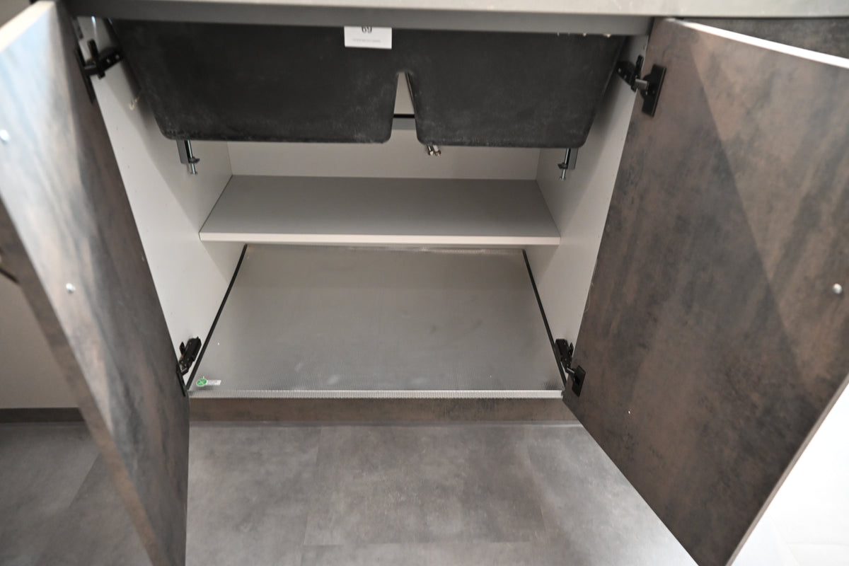 Wren Elements Oxidized Stone & Gray Oak Matte Modern Kitchen