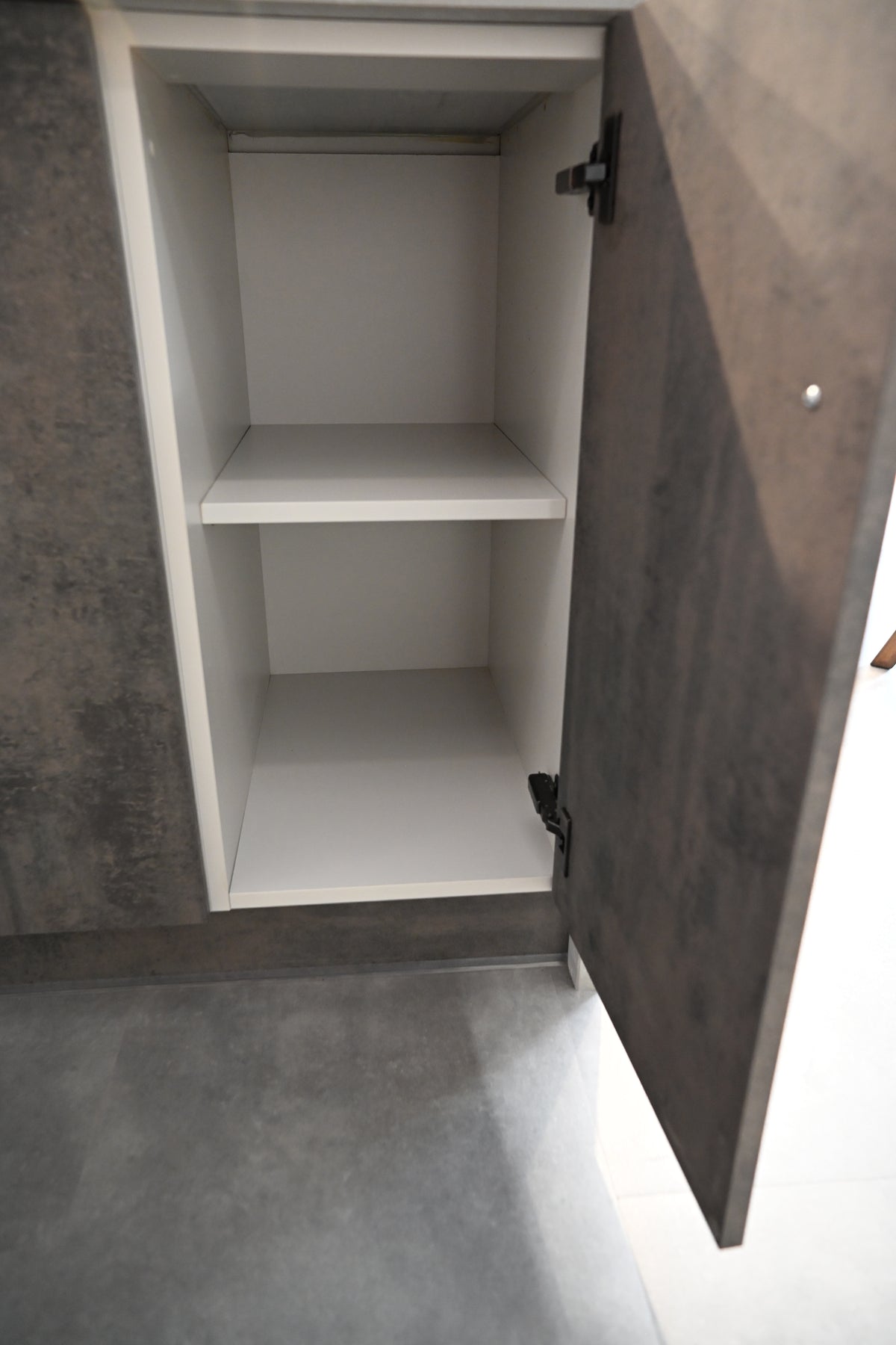 Wren Elements Oxidized Stone & Gray Oak Matte Modern Kitchen