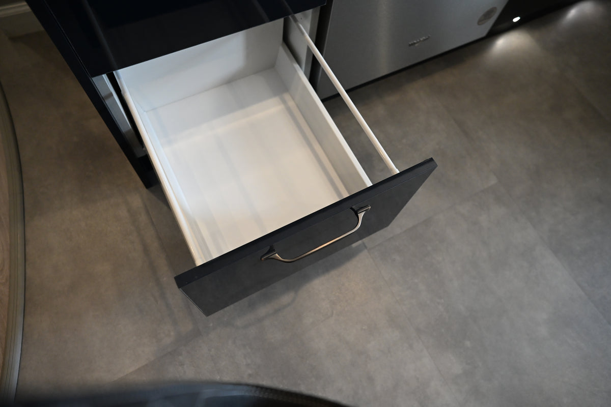 Wren Autograph Navy Blue Gloss Kitchen