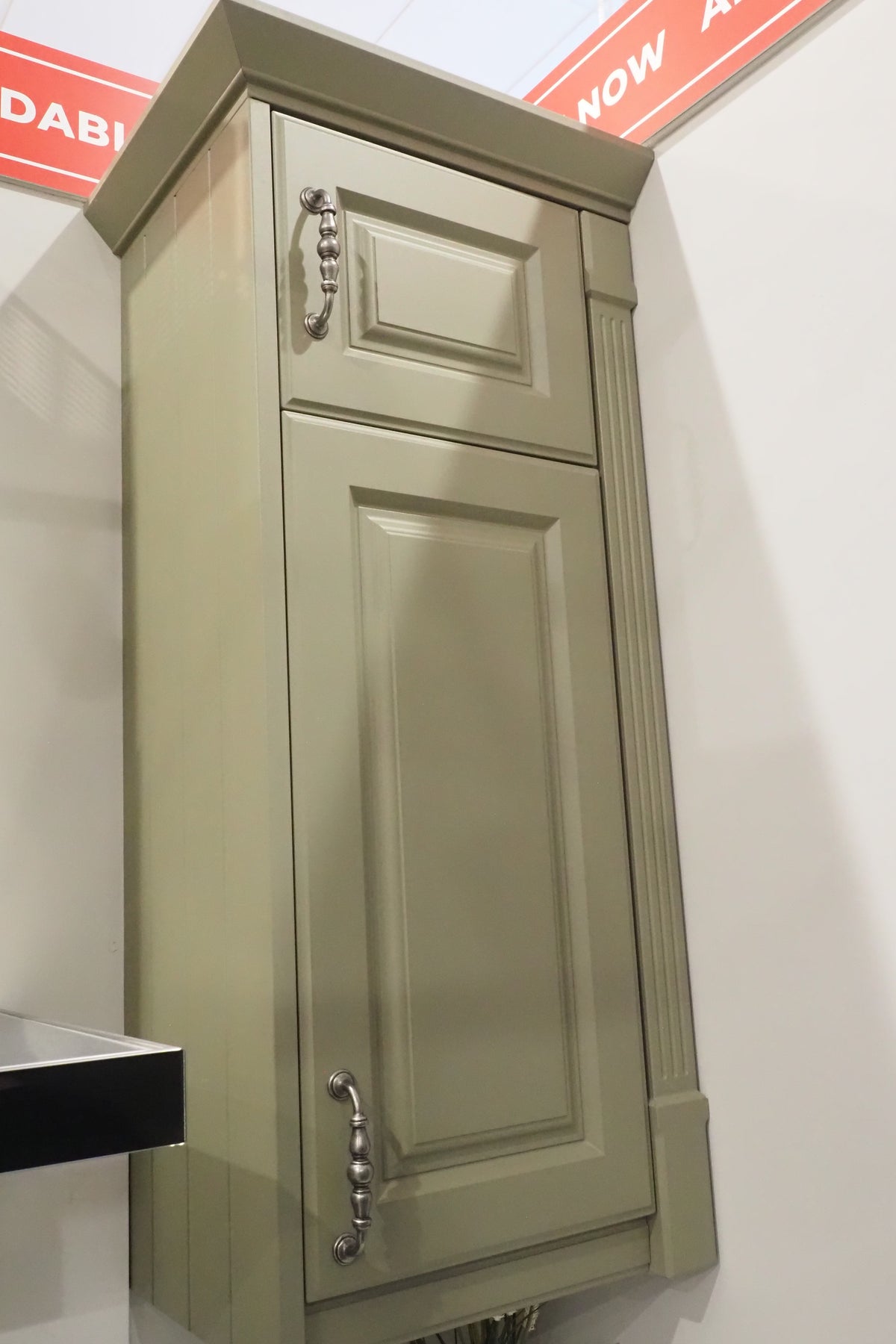 Wren Georgian Juratek Olive Green Matte Kitchen