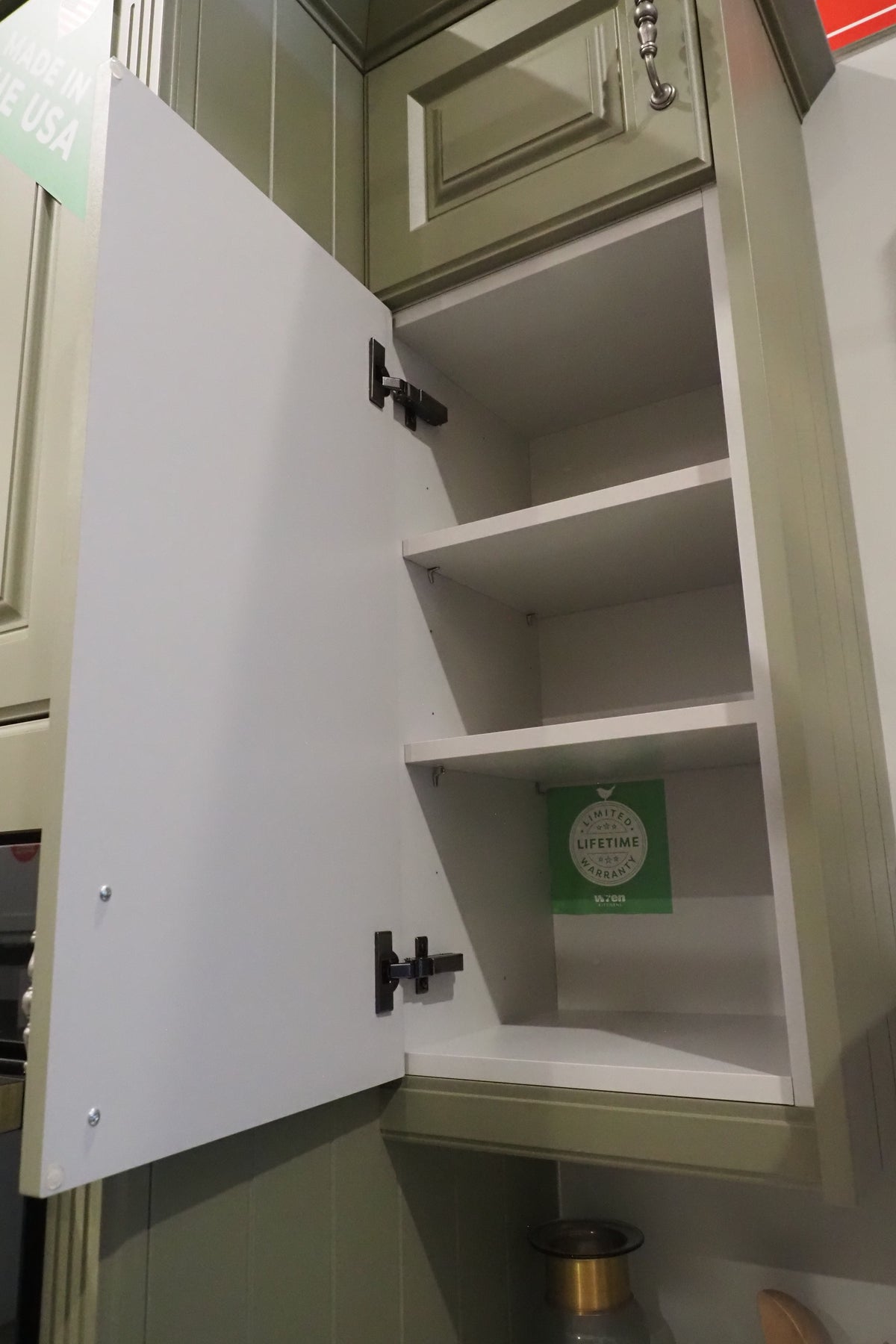 Wren Georgian Juratek Olive Green Matte Kitchen