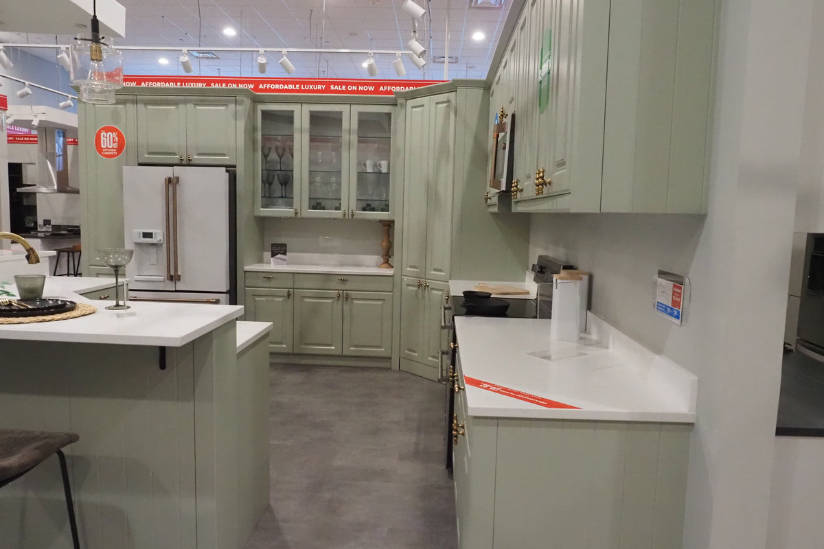 Wren Georgian Juratek Sage Green Matte Kitchen
