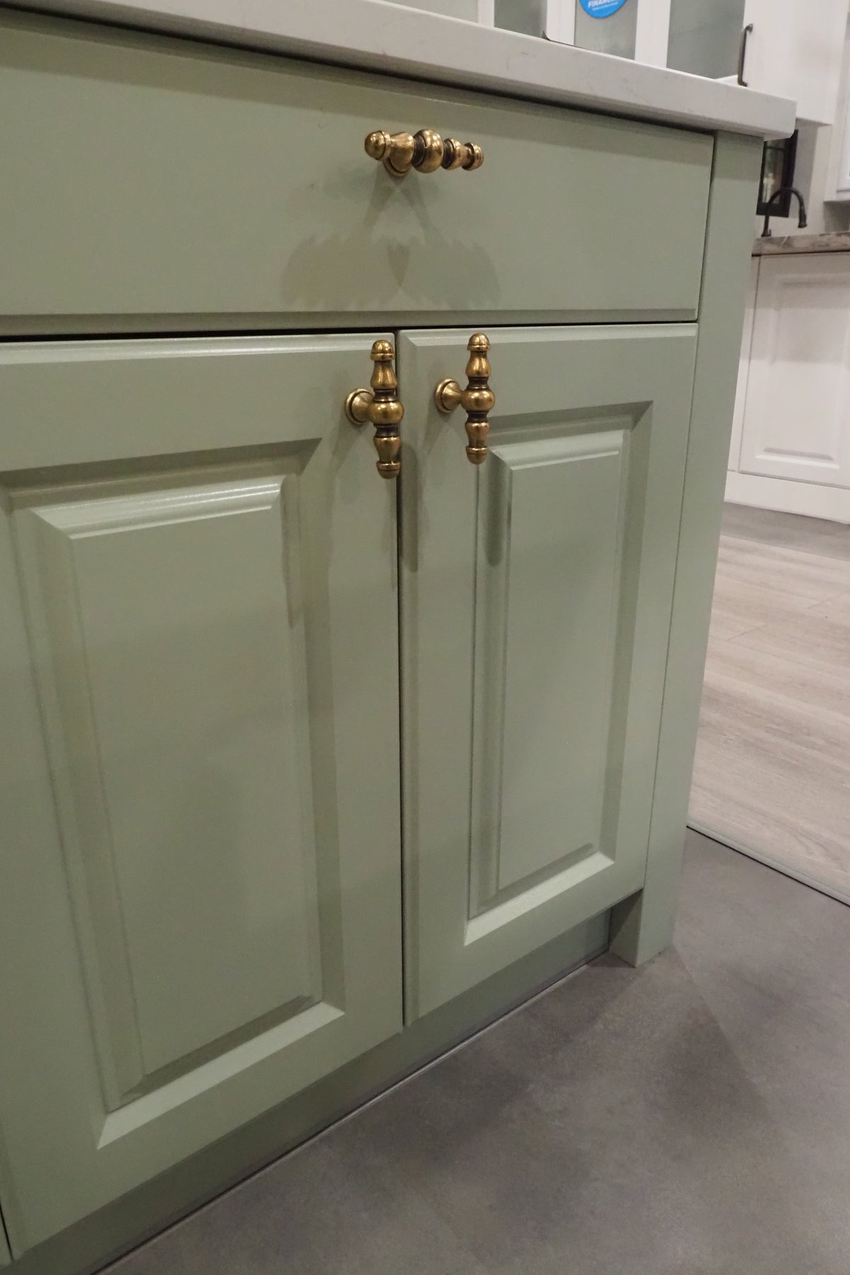 Wren Georgian Juratek Sage Green Matte Kitchen
