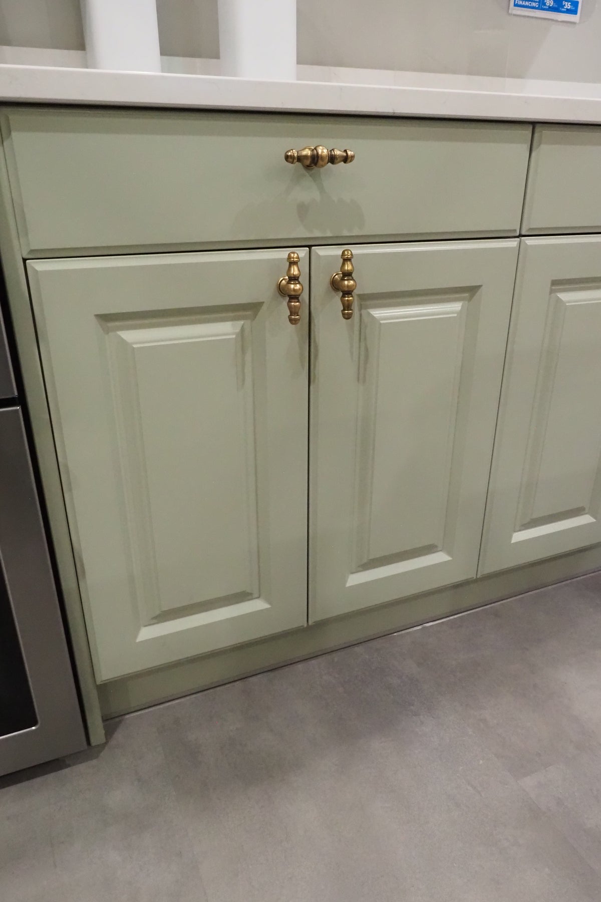 Wren Georgian Juratek Sage Green Matte Kitchen
