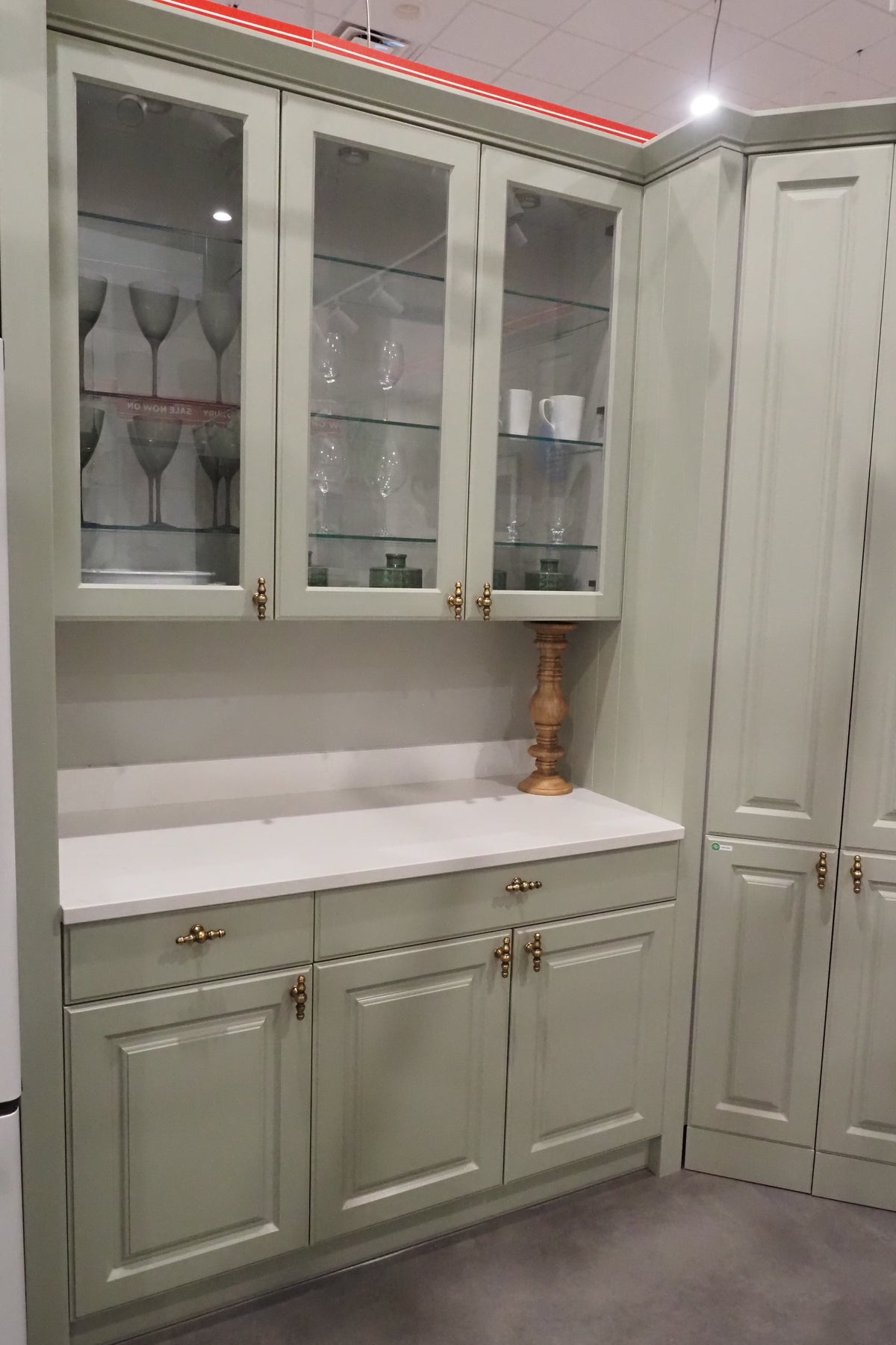 Wren Georgian Juratek Sage Green Matte Kitchen