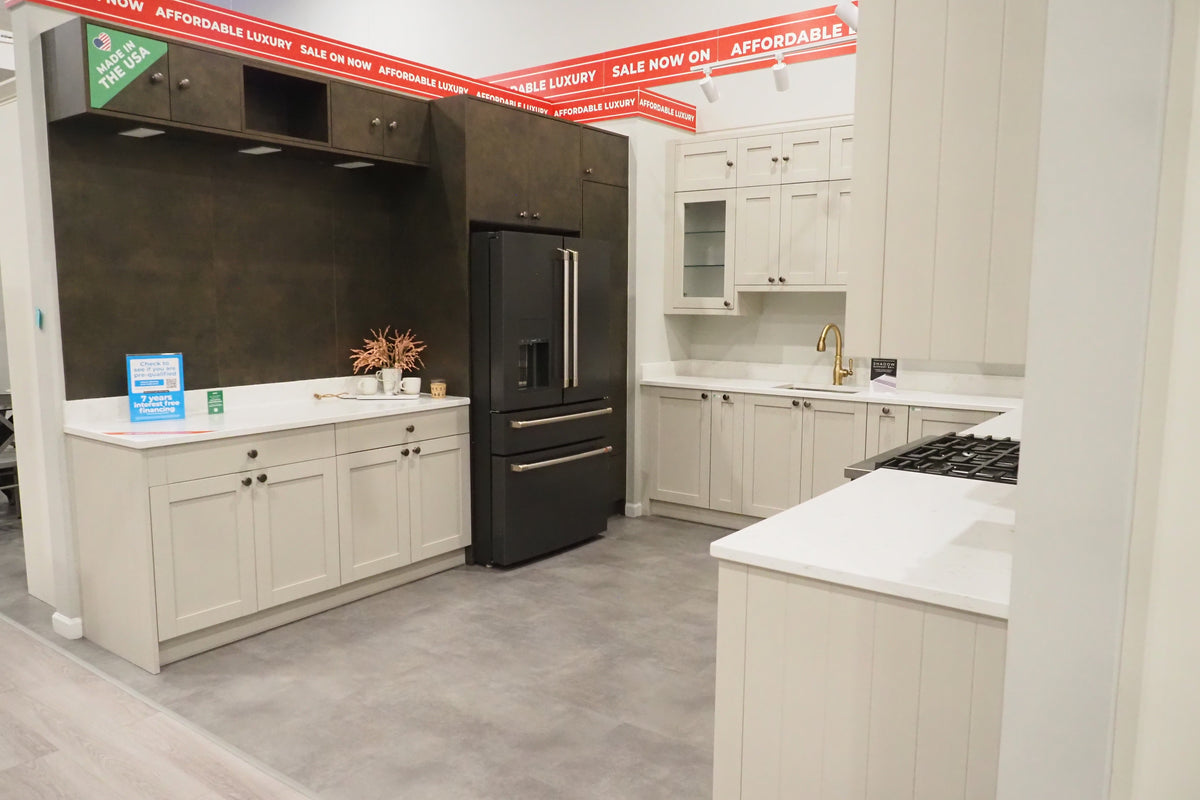 Wren Shaker Forest Classic and Metallic Bronze Matte Kitchen