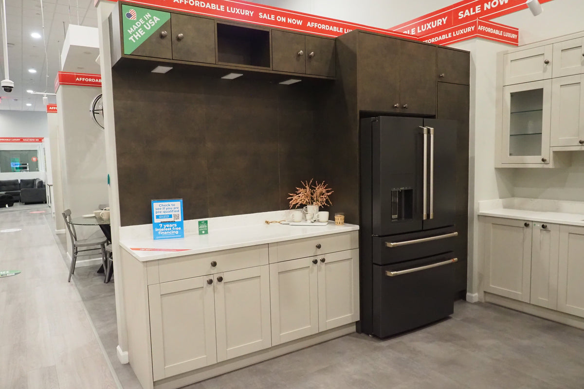 Wren Shaker Forest Classic and Metallic Bronze Matte Kitchen