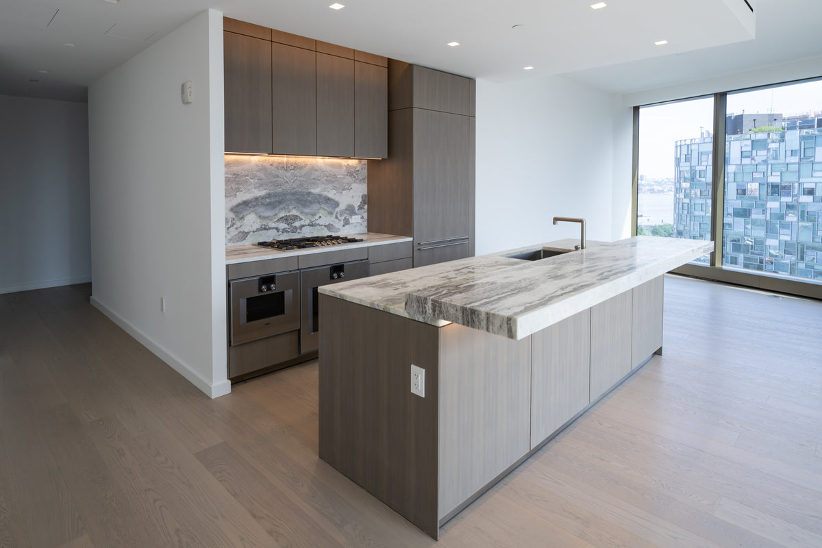 "The Tribeca" Modern Kitchen with Island & Gaggenau Appliances