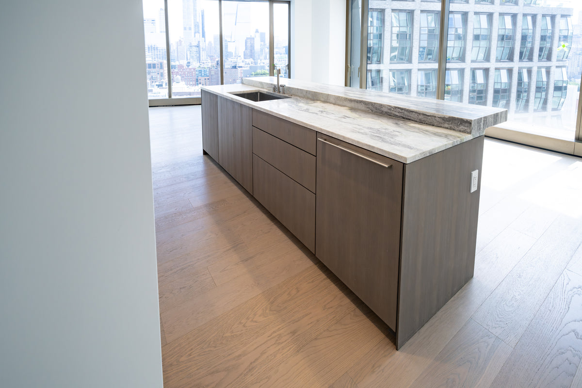 "The Tribeca" Modern Kitchen with Island & Gaggenau Appliances