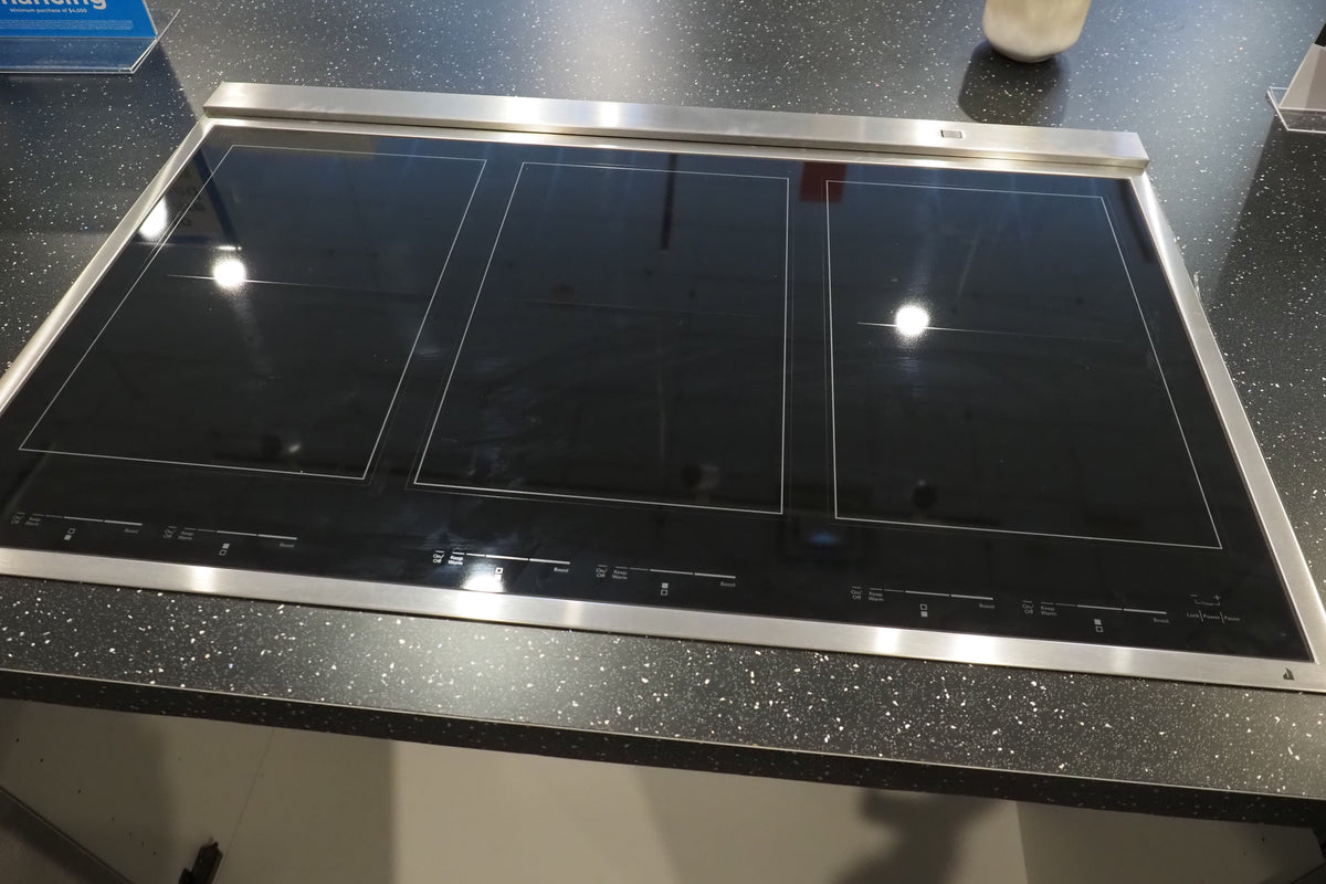 Wren Elements Concrete Grey Modern Kitchen with JennAir Appliances
