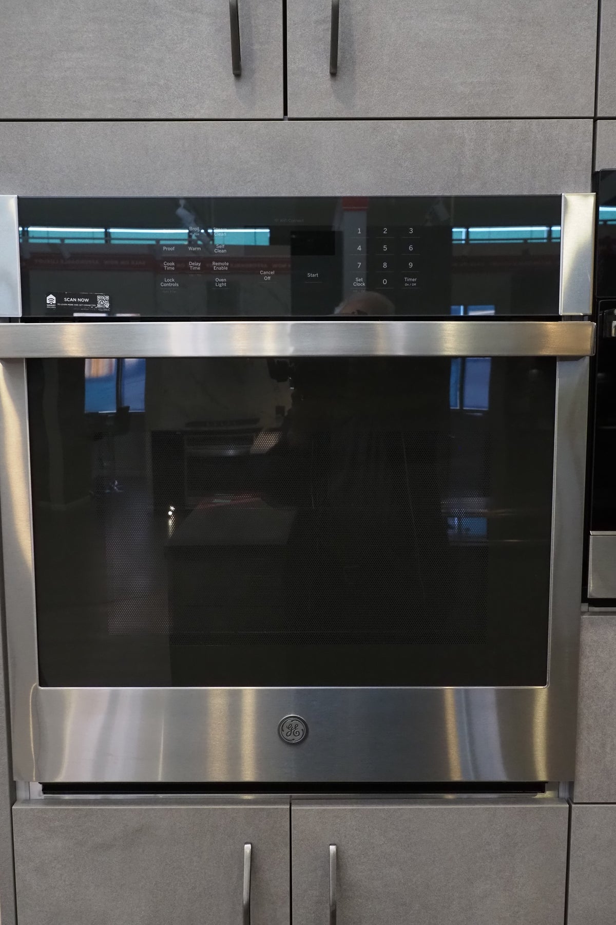 Wren Elements Concrete Grey Modern Kitchen with JennAir Appliances