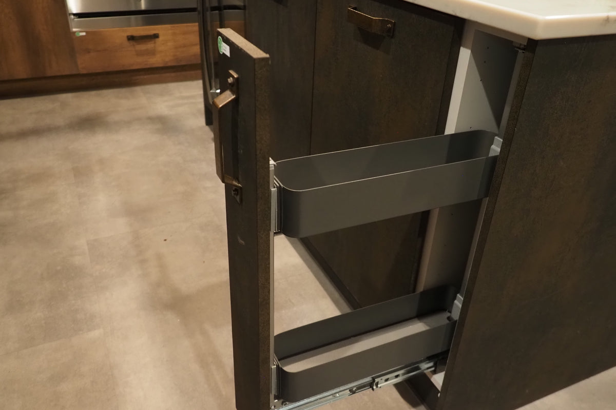 Wren Elements Oxidized Bronze and Saddle Oak Matte Kitchen