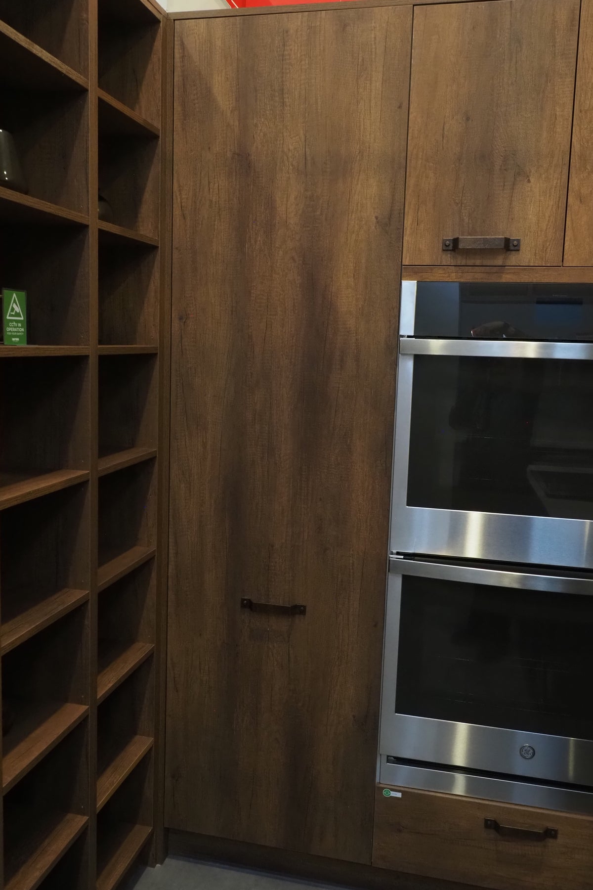 Wren Elements Oxidized Bronze and Saddle Oak Matte Kitchen