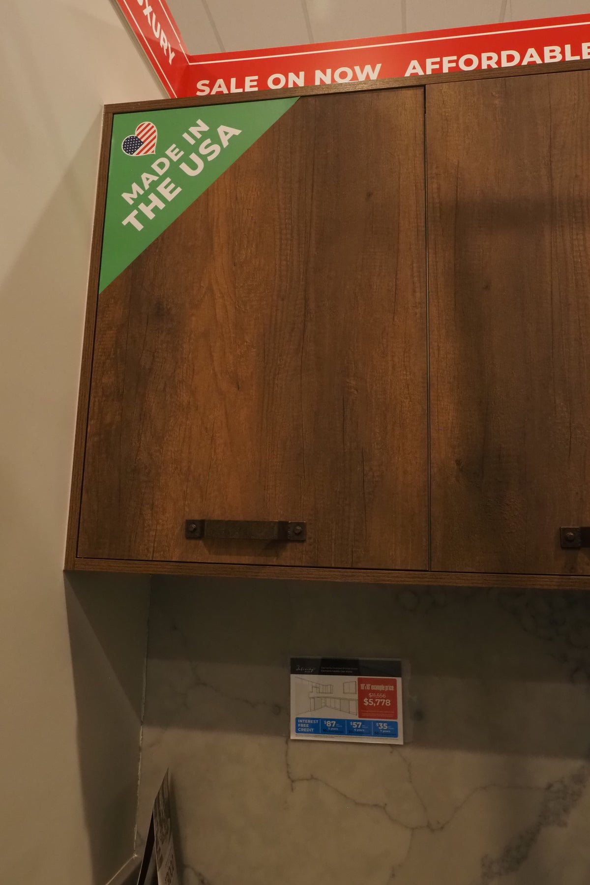 Wren Elements Oxidized Bronze and Saddle Oak Matte Kitchen