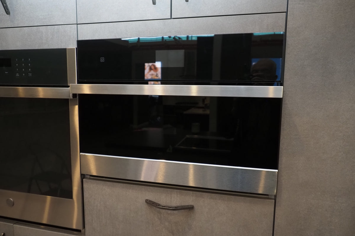 Wren Elements Concrete Grey Modern Kitchen with JennAir Appliances
