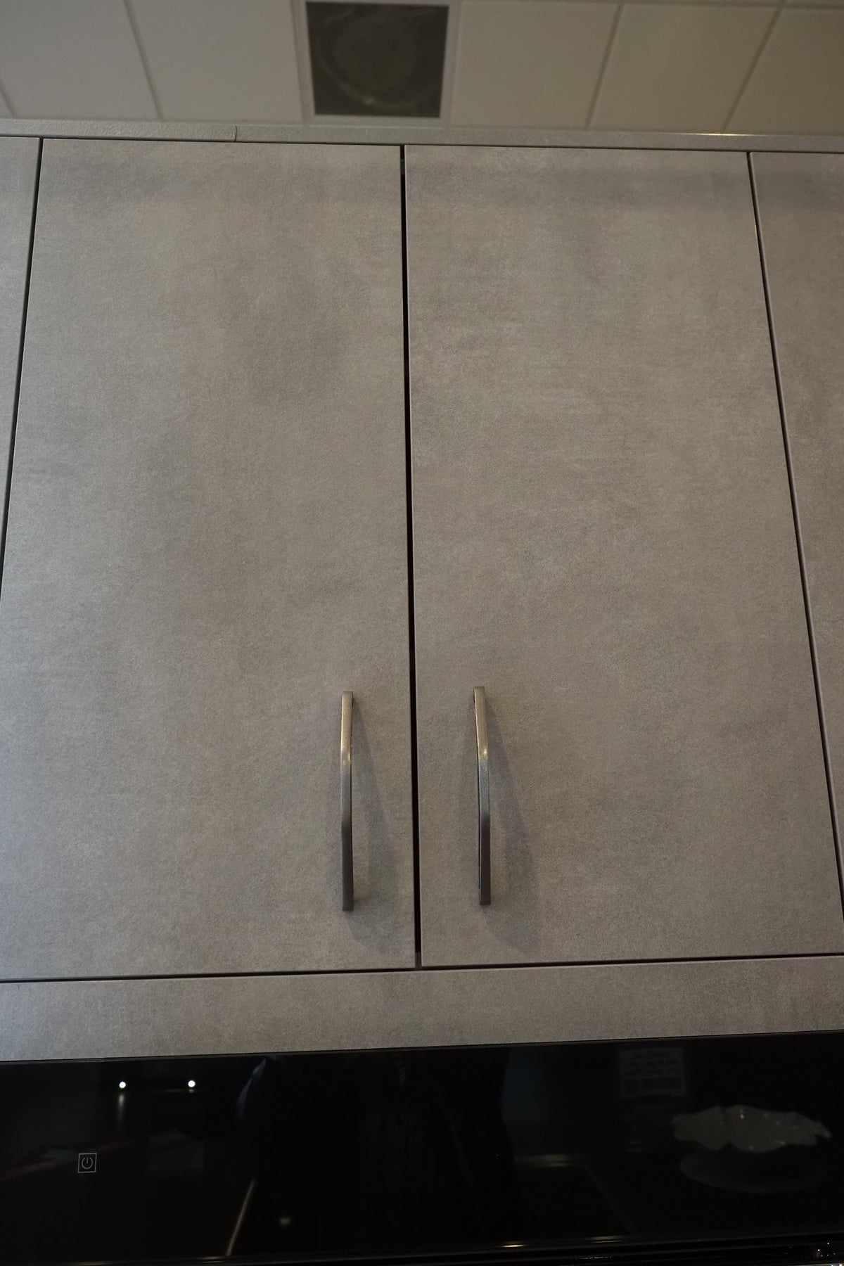 Wren Elements Concrete Grey Modern Kitchen with JennAir Appliances
