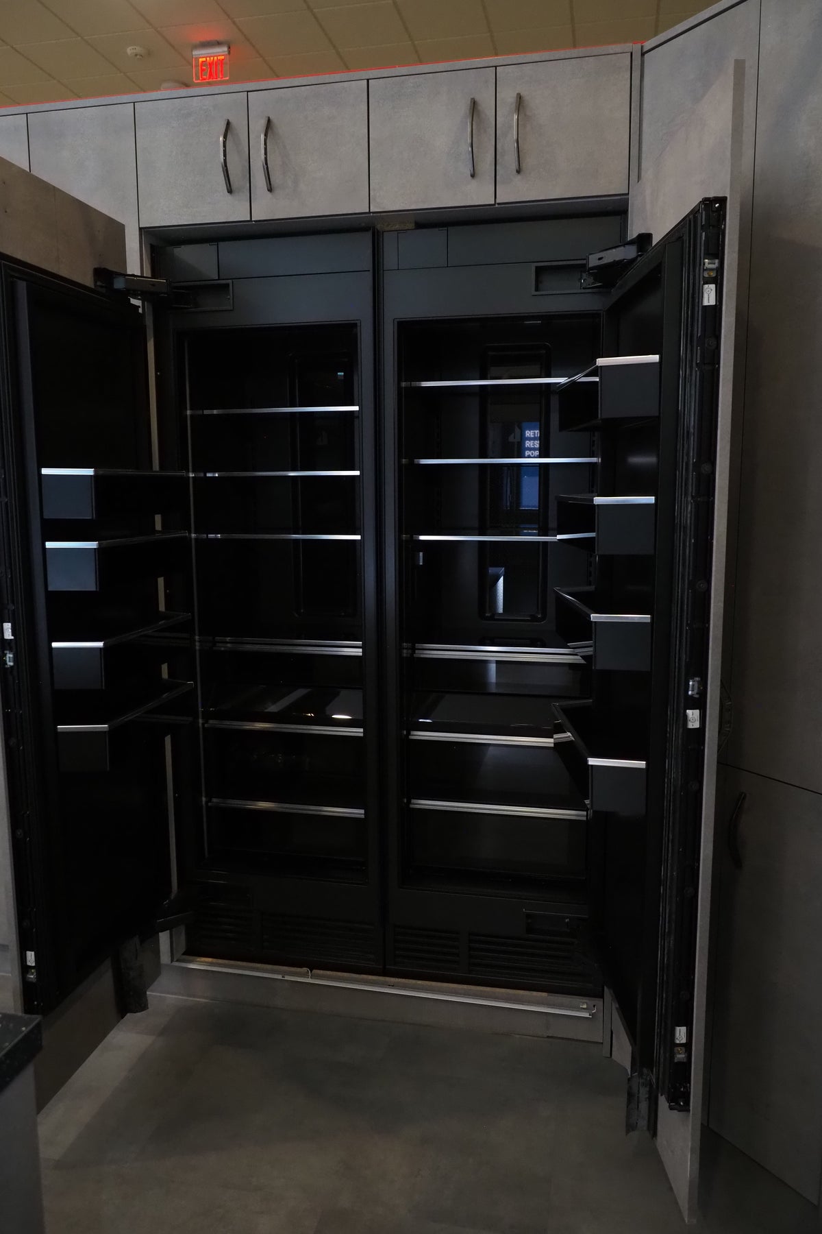 Wren Elements Concrete Grey Modern Kitchen with JennAir Appliances
