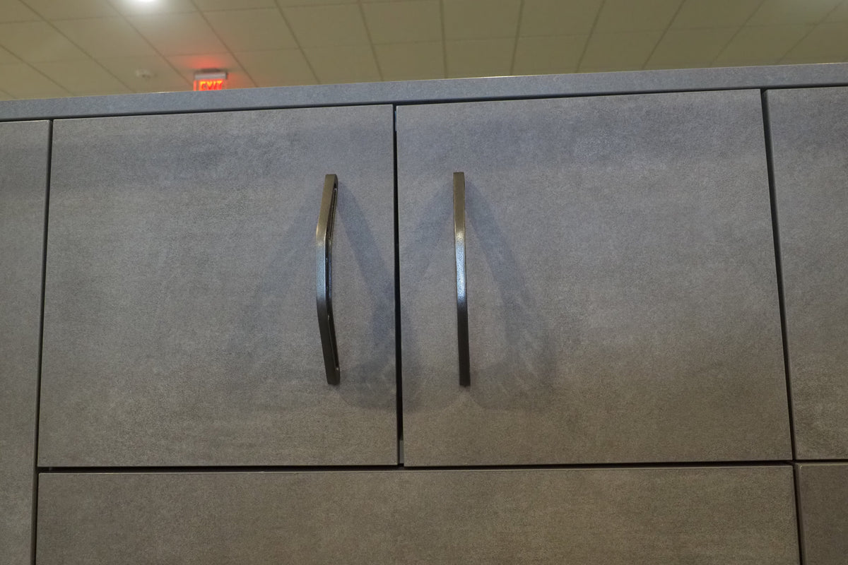 Wren Elements Concrete Grey Modern Kitchen with JennAir Appliances