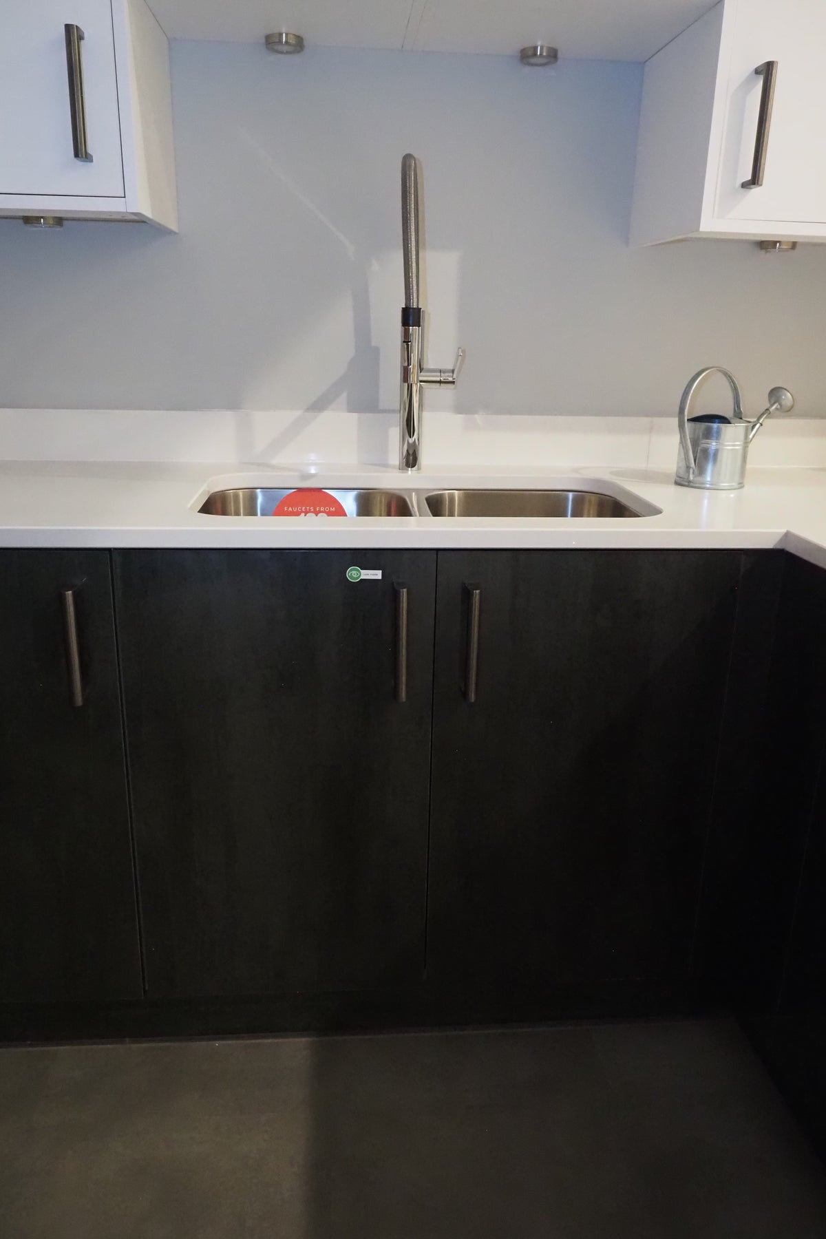 Wren Ultra & Elements Bianco and Metallic Slate Gloss Kitchen