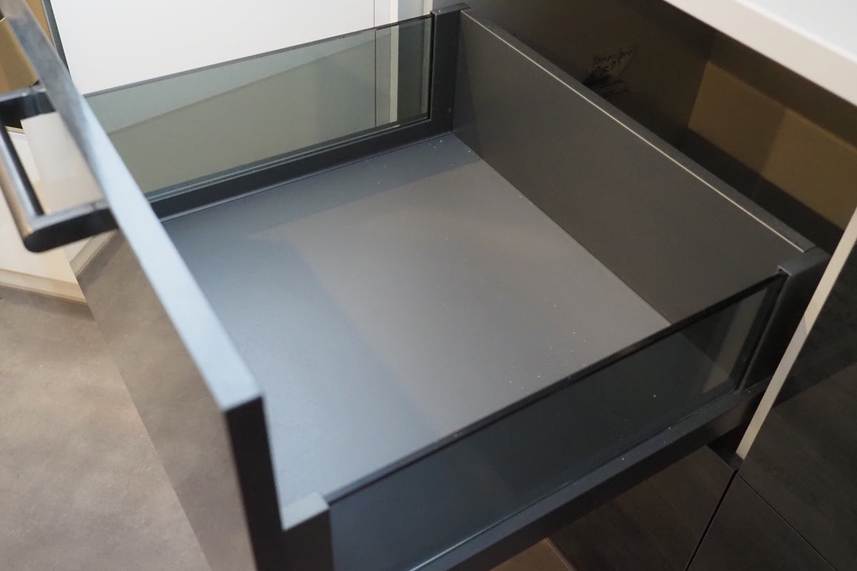 Wren Ultra & Elements Bianco and Metallic Slate Gloss Kitchen