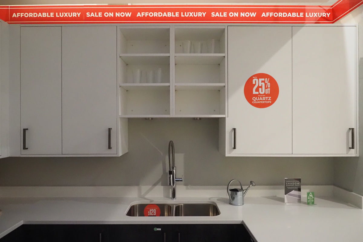 Wren Ultra & Elements Bianco and Metallic Slate Gloss Kitchen